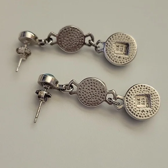 Whitney Kelly 925 Turquoise Earrings - Picture 5 of 7